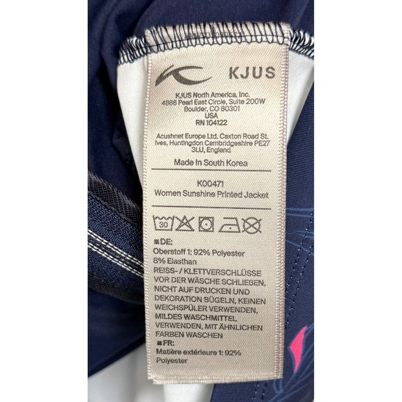 KJUS Women Golf Sunshine Printed Jacket, Waterville 1889 Ireland Golf Course, S - Picture 10 of 11